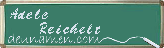 Adele Reichelt Visitenkarte